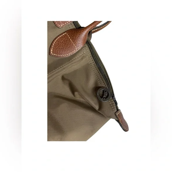 NWOT ⭐️ Longchamp ⭐️ Le Pliage Original Nylon Top Handle Bag – Khaki | Brand New - Picture 7 of 12